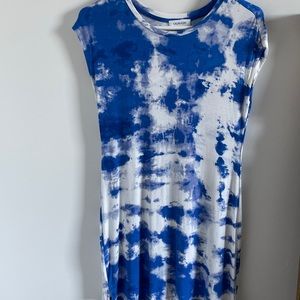 Calvin Klein tie dye dress